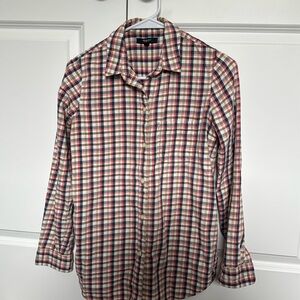 Madewell | cute flannel button down